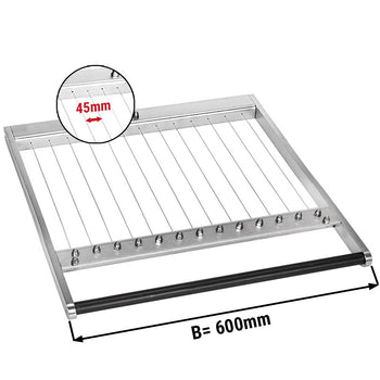 Ramka do krajalnicy pojedynczej do pralin - odstępy między drutami: 45 mm - Prime Gastro