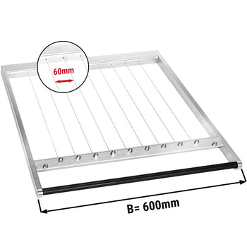 Ramka do krajalnicy podwójnej do pralin - odstępy między drutami: 60 mm - Prime Gastro