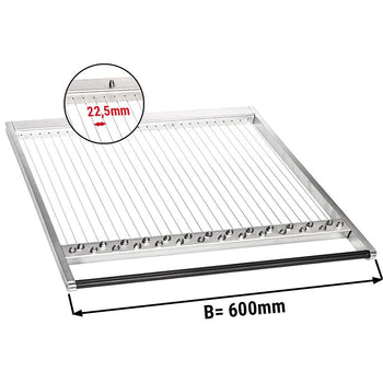 Ramka do krajalnicy pojedynczej do pralin - odstępy między drutami: 22,5 mm - Prime Gastro