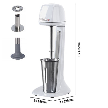 ROBAND | Blender wrzecionowy (nowa generacja) - 710 ml - 150 W - Biały - Prime Gastro