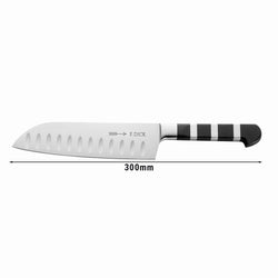 F. DICK | 1905 - Nóż Santoku - ze żłobieniami - Ostrze: 180mm