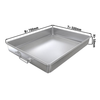 Pojemnik na żywność z pokrywką - 70 x 50 x 5 cm - Prime Gastro