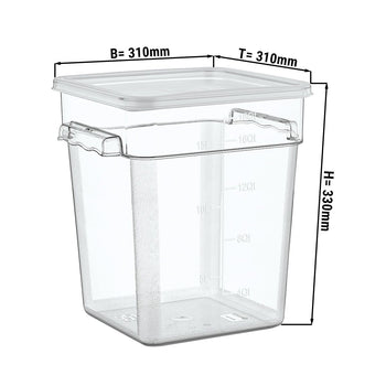 Pojemnik na żywność włącznie z pokrywką - 17,2L - Prime Gastro