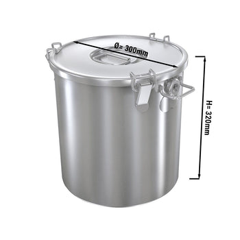 Pojemnik na żywność z pokrywką - Ø 30 cm - Prime Gastro