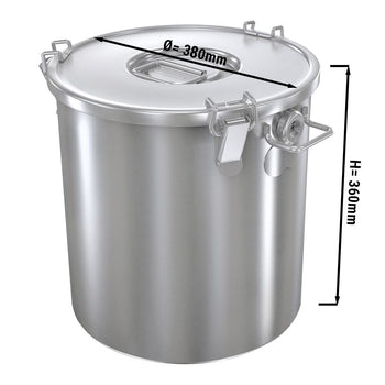 Pojemnik na żywność z pokrywką - Ø 38 cm - Prime Gastro