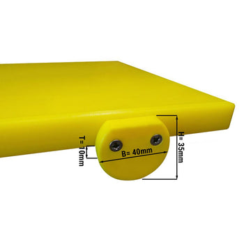 Stoper do deski do krojenia - Żółty - Prime Gastro