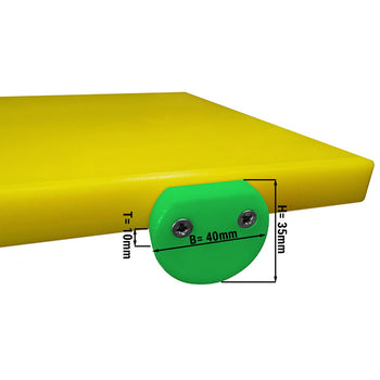 Stoper do deski do krojenia - Zielony - Prime Gastro