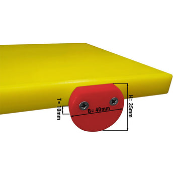 Stoper do deski do krojenia - Czerwony - Prime Gastro