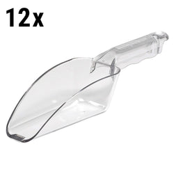 (12 szt.) CAMBRO | CAMWEAR® - szufelka kuchenna z poliwęglanu - 340g - Przezroczysta