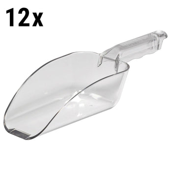 (12 szt.) CAMBRO | CAMWEAR® - szufelka kuchenna z poliwęglanu - 680g - Przezroczysta - Prime Gastro