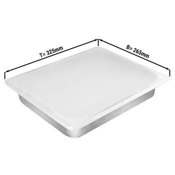 Pokrywa silikonowa do pojemnika GN 1/4 i pojemnika na lód (265 x 352 mm) - Prime Gastro