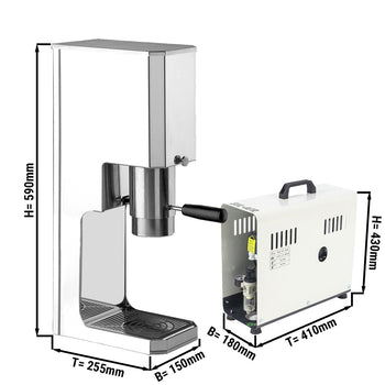Prasa do lodów spaghetti z urządzeniem do formowania spaghetti - Prime Gastro