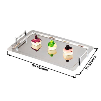 Taca GN 1/1 - stal nierdzewna - polerowana