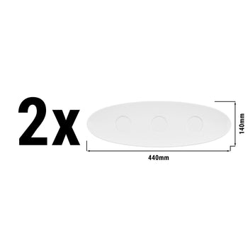 (2 sztuki) SELTMANN WEIDEN | Zestaw talerzy - 440 mm - Prime Gastro