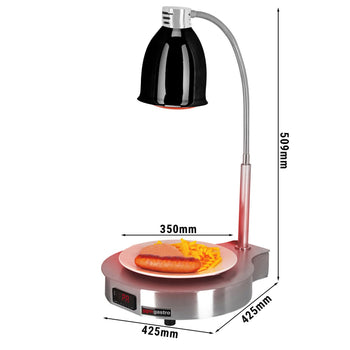 Podgrzewacz do żywności - 650 W - z 1 lampą - Prime Gastro