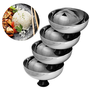 (4 sztuki) Porcjoner ryżu ze stali nierdzewnej - Ø 85 mm - Prime Gastro