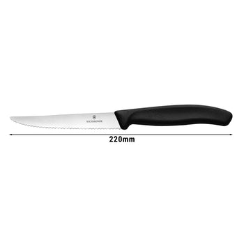 VICTORINOX | SWISS CLASSIC - Nóż do steków - z ząbkowaną krawędzią - Ostrze: 110mm - Prime Gastro