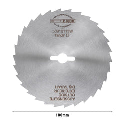 F. DICK® | nóż do cięcia - Ø100 mm - ząbkowany