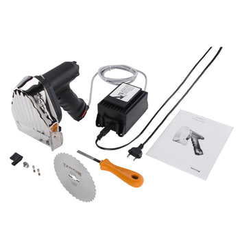 TANDIR® | Nóż do kebaba II 140 - włącznie z 2 nożami, kamieniem szlifierskim, kablem & zasilaczem stołowym - Prime Gastro