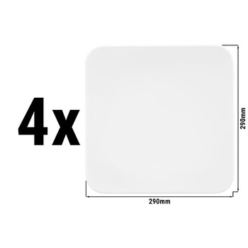 (4 sztuki) SELTMANN WEIDEN | Talerz płaski kwadratowy - 290x290mm - Prime Gastro