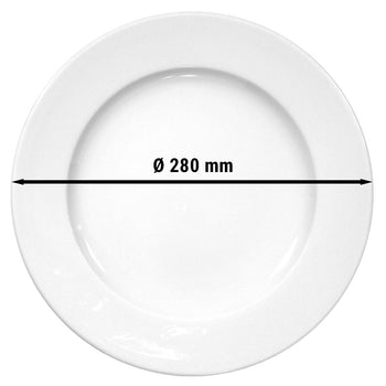 (6 sztuk) SELTMANN WEIDEN | Talerz płaski - Ø 280 mm - Prime Gastro
