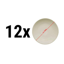 (12 sztuk) TEOS - talerz płaski - Ø 17 cm