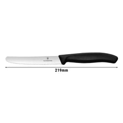VICTORINOX | SWISS CLASSIC - Nóż do pomidorów - z ząbkowaną krawędzią - Ostrze: 115mm