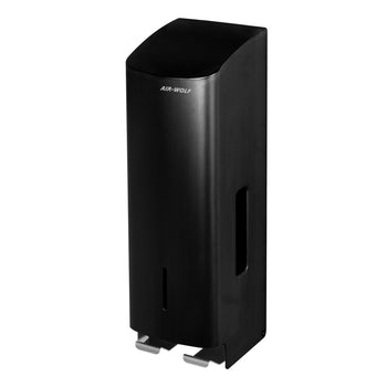 AIR-WOLF | Dozownik papieru toaletowego - na 3 rolki - stal nierdzewna - czarny matowy - Prime Gastro