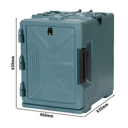 CAMBRO | ULTRA PAN CARRIER® - Pojemnik termiczny 57 litrów - na 4x pojemniki GN 1/1 - łupkowy niebieski