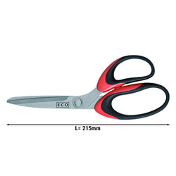 Nożyce uniwersalne – 21,5 cm – długość cięcia 8,5 cm