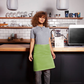 KARLOWSKY | fartuch w talii Basic - Limonkowy - Prime Gastro