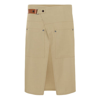 (6 Szt) KARLOWSKY | Fartuch w talii Green - Generation - Szary żwirowy