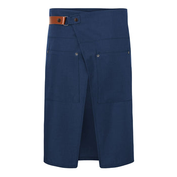 (6 szt) KARLOWSKY | Fartuch w talii Green - Generation - Stalowoniebieski