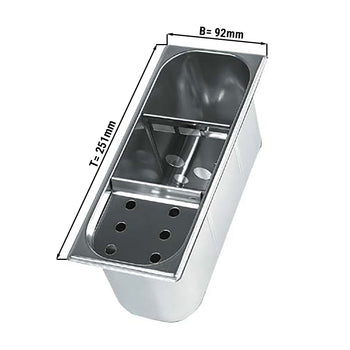 Zlew do gałkownicy z CNS do Vpcarenato - dolny otwór - Prime Gastro