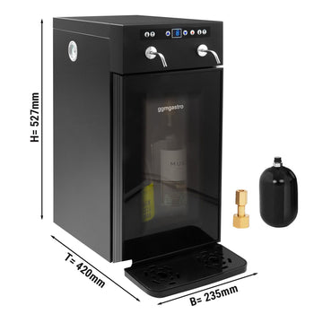 Dozownik wina - 1 strefa klimatyczna - chłodzony - na 2 butelki wina - Prime Gastro