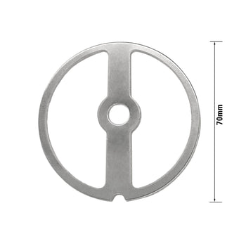 Tarcza do nadziewania kiełbas - 2 otwory - odpowiednia do FWH85 i FWFC550 - Prime Gastro