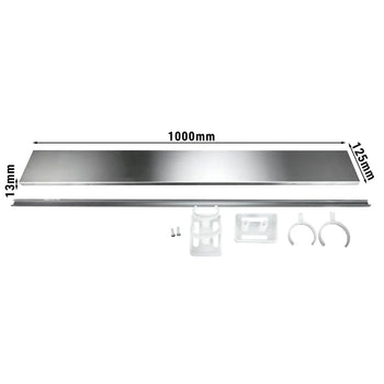 cokół ze stali nierdzewnej - Długość: 1000 mm - Prime Gastro