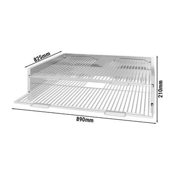 Wspornik rusztu do grilli na węgiel drzewny - Prime Gastro