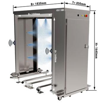 System mycia wózków sklepowych