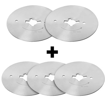 (5 szt.) Okrągłe ostrze do cięcia - Ø 80 mm - gładkie - do kebaba DSC80D - Prime Gastro