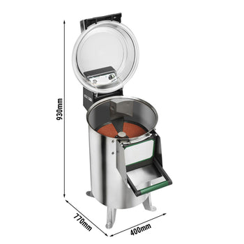 Elektryczna obieraczka do ziemniaków - 220 kg/ godz. - 1,1 kW - 230 V