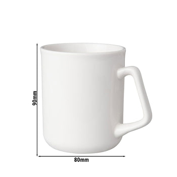 (12 sztuk) BUDGETLINE - Kubek do kawy Mammoet - 250ml - Biały - Prime Gastro