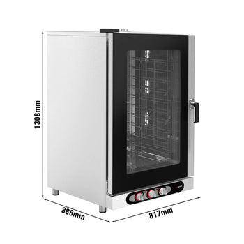 Elektryczny - Piec konwekcyjno - parowy piekarniczy - manualny - 10x GN 1/1 lub 10x EN 600x400