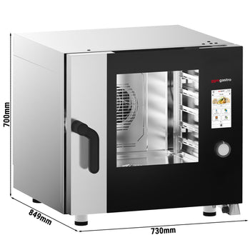 Piec konwekcyjno-parowy - Touch - 5x GN 1/1 - włącznie z systemem mycia i czujnikiem temperatury - Prime Gastro