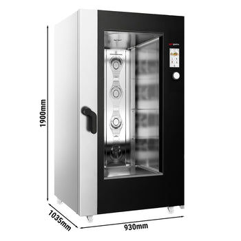 Kombidämpfer - Touch - 20x GN 1/1 - inkl. Waschsystem, Temperaturfühler & Gestellwagen