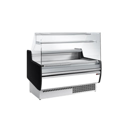 Witryna chłodnicza - 1310x953mm - 144L - front Biały - z 2 drzwiami - 1 półki