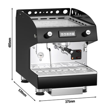 Ekspres z portafiltrem - 1 grupa - włącznie z systemem wstępnej infuzji - Prime Gastro