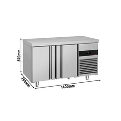 Stół chłodniczy PREMIUM - 1400x700mm - 281L - z 2 drzwiami - na rynek PL