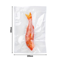 (1000 sztuk) Worki próżniowe do gotowania – gładkie – 200 x 300 mm