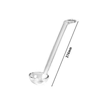 (12 szt.) CAMBRO | CAMWEAR® - Chochla z poliwęglanu - 216 mm - 25 ml - Przezroczysta - Prime Gastro